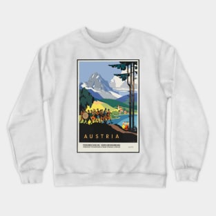 Austria Vintage Poster Crewneck Sweatshirt